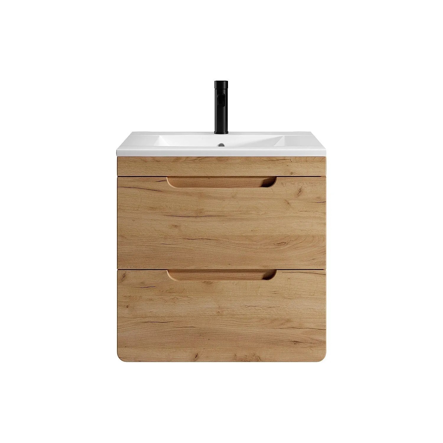 Vente-unique Einzelwaschtisch Aruba Naturfarben Hell 60 cm