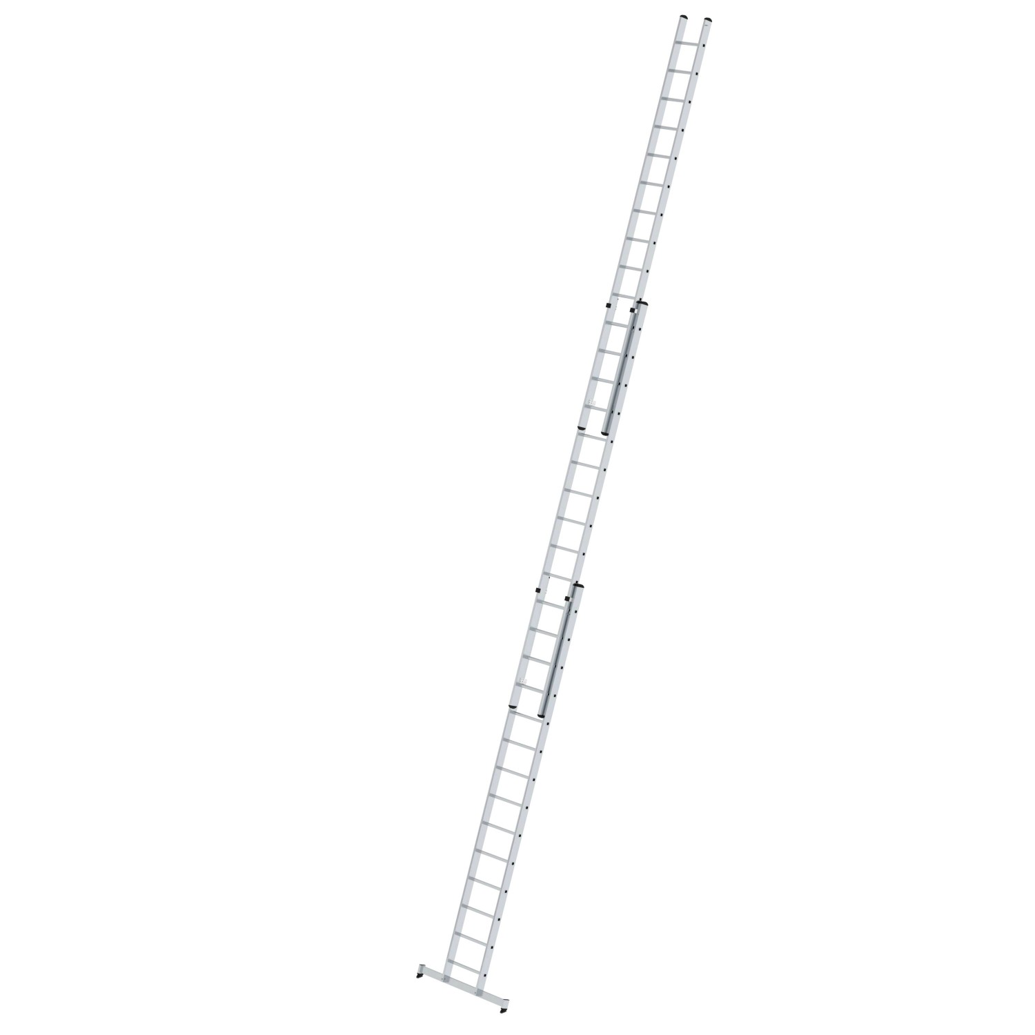 PROREGAL Sprossen-Schiebeleiter 3-Teilig mit Traverse 3 x 14 Sprossen günstig online kaufen