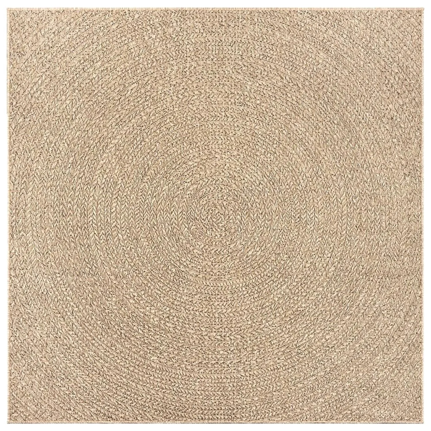 vidaXL Teppich ZIZUR 200x200 cm Jute-Optik Indoor und Outdoor 4006163 günstig online kaufen