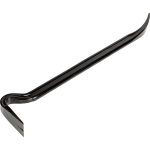 Schwarzes LUX Nageleisen Comfort, 60 cm, aus Werkzeugstahl für Nagelziehen und Aufstemmen.