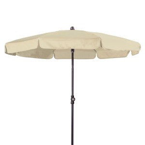 Doppler Balkonschirm Sunline, Ø 150 cm, Natur, mit Knickfunktion für flexiblen Sonnenschutz auf dem Balkon.