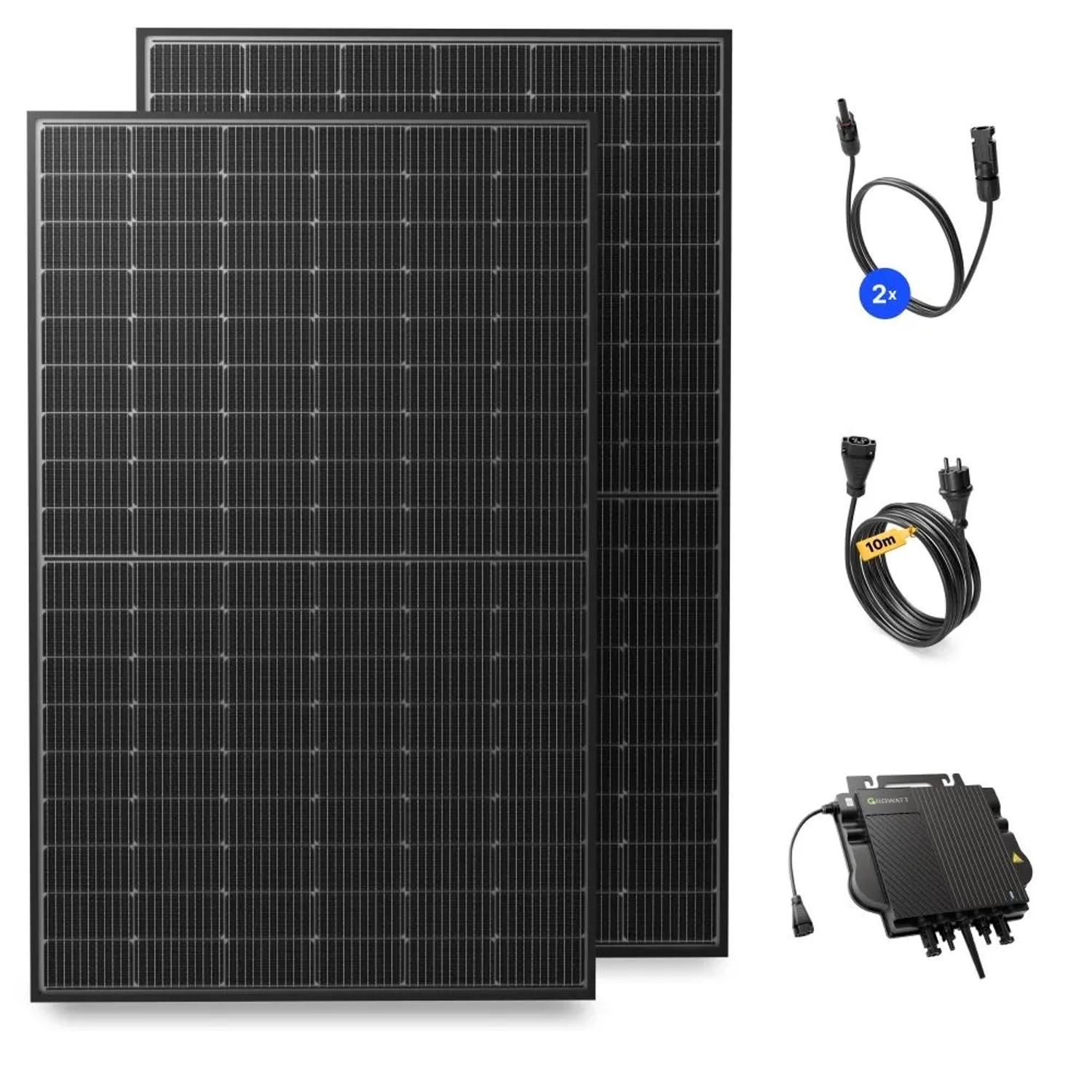 Solakon Balkonkraftwerk 900W Solaranlage Steckerfertig Komplettset Photovol günstig online kaufen