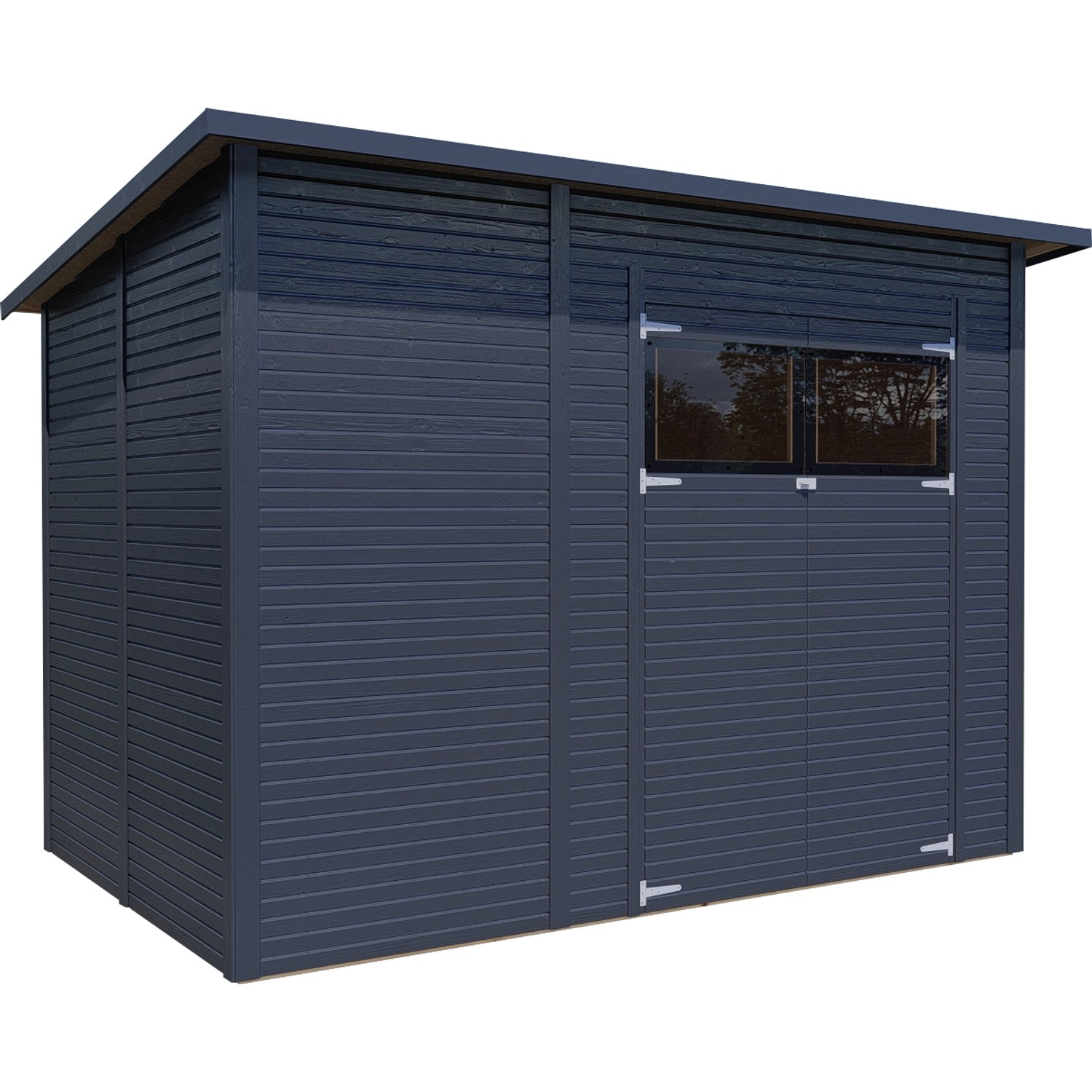 BERTILO Gartenhaus "Pent Modern 4, in verschiedenen Farben", mit hohen Seit günstig online kaufen