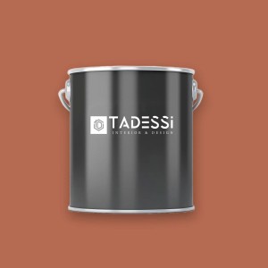 Tadessi Wandfarbe Violett Blasslavendel in dunklem Eimer. Matte Dispersion 5 l für Innenräume.