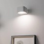 EGLO LED Wandleuchte MURAGLIE, weiß, eckig, dimmbar mit Touch-Funktion.