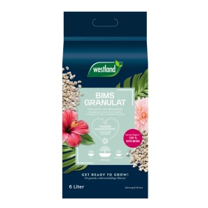 Westland Bims-Granulat 6L Sack: Drainage für Pflanzgefäße und Hochbeete, zur Vermeidung von Staunässe.