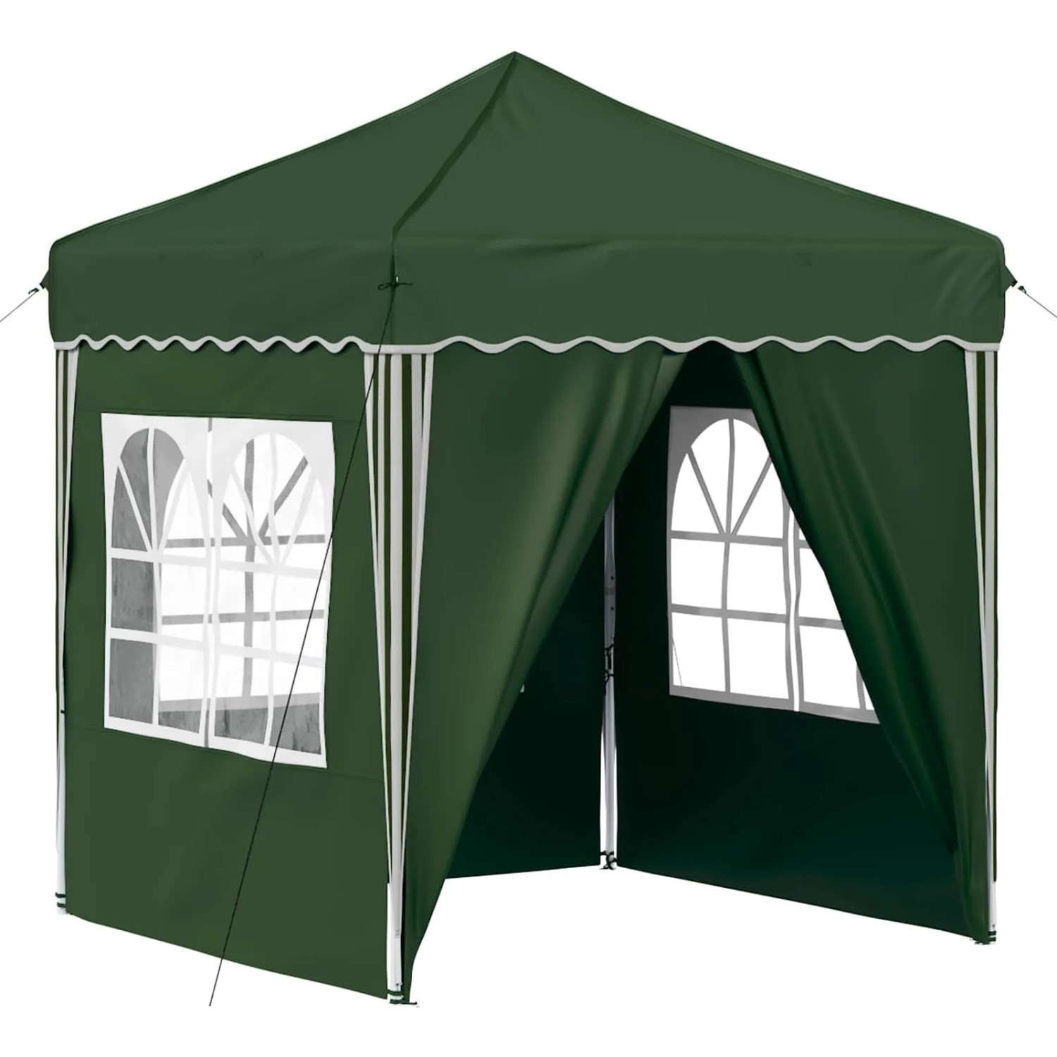 vidaXL Pop-up Partyzelt Grün 195 x 195 x 245 cm Oxford-Stoff 42019739