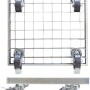 Wagner Multi Roller, verzinkt, mit Gitterrost, 290x290mm, Tragkraft 200kg.