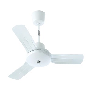 Lichtgrauer VORTICE Deckenventilator Nordik I Plus, 92 cm Durchmesser.
