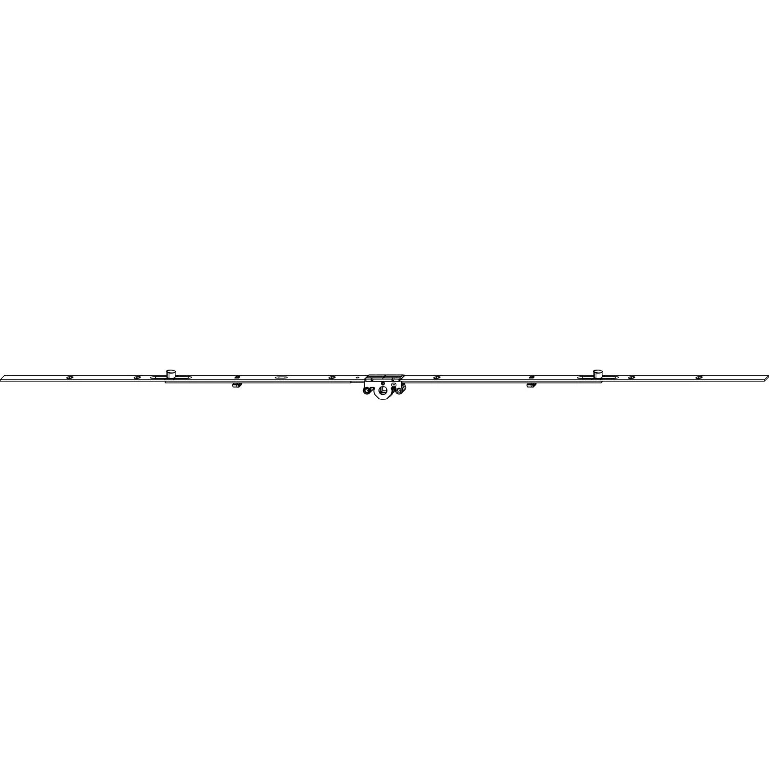 Macomm Kantenverschluss Mittig 2 Verschlusszapfen Dm 15mm Flügelfalzbreite 701-1000mm