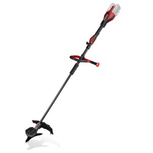 Einhell Professional Akku-Sense, rot-schwarz, mit P-Griff. Leistungsstarker Akku-Trimmer für Gartenarbeit und Dickicht.