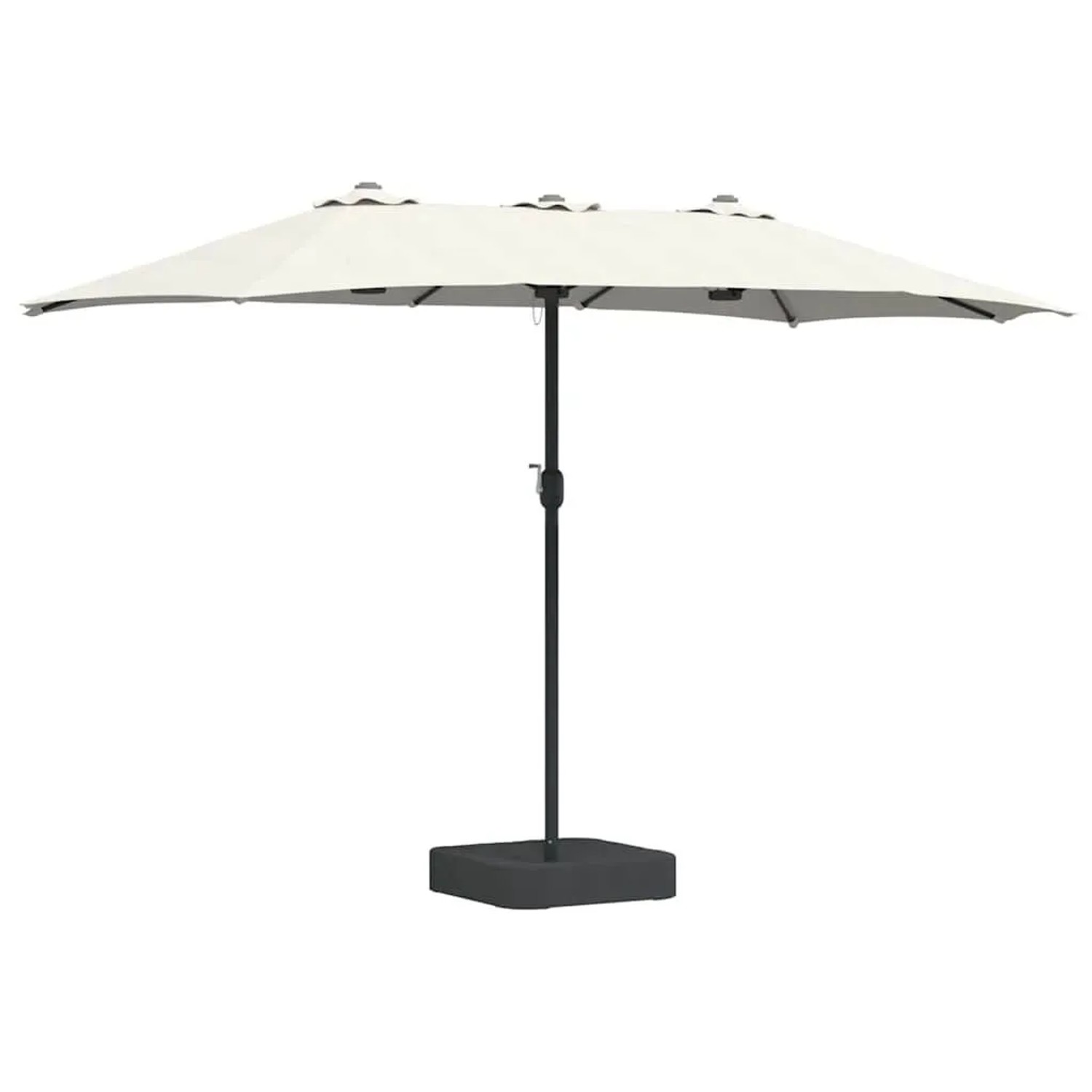 vidaXL Gartenparasol Sand 385 x 209 x 244 cm Stoff 42003283 günstig online kaufen