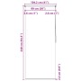 vidaXL Duschrollo 100x240 cm Splash-Design 142872_10