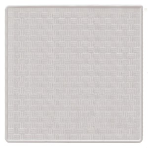 Silbergraue Kleine Wolke Duscheinlage Ruby, 53x53cm, mit gewebter Struktur für mehr Sicherheit in der Dusche.