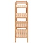 vidaXL Schuhregal Walnussholz Massiv 69x26x81 cm 247103_3