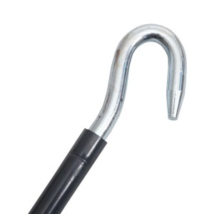 Markisenkurbel, 150cm, anthrazit, mit Haken zum Einhängen für manuelle oder elektrische Markisen.