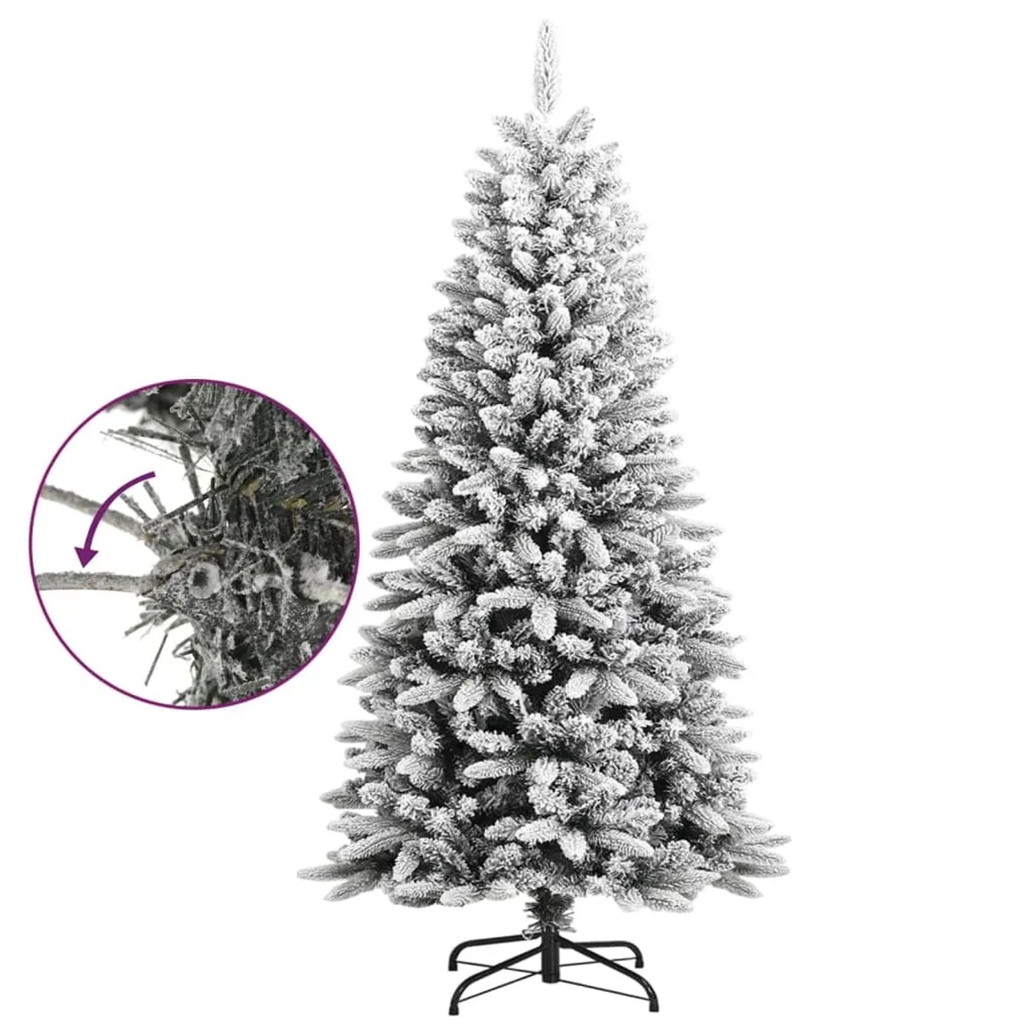 vidaXL Künstlicher Weihnachtsbaum mit Schnee 120 cm PVC&PE kaufen bei OBI