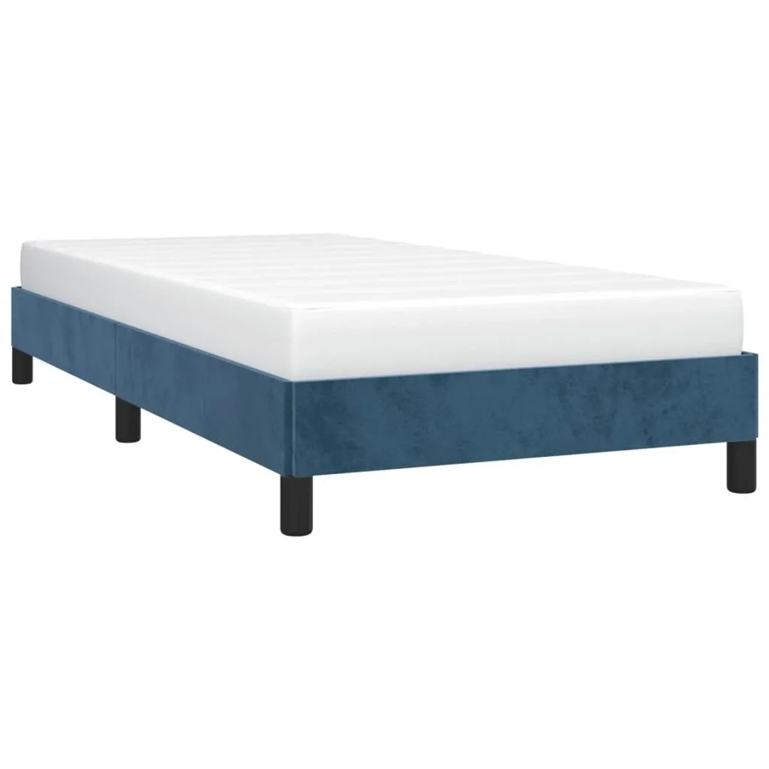 vidaXL Bettgestell ohne Matratze Dunkelblau 80x200 cm Samt 346944