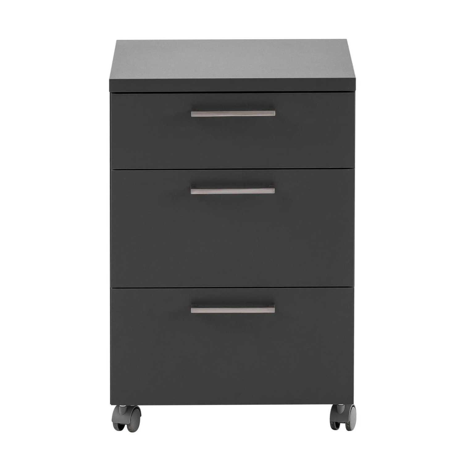 Schildmeyer Rollcontainer Serie 1500 Anthrazit 60,1 cm x 41,2 cm x 49,6 cm