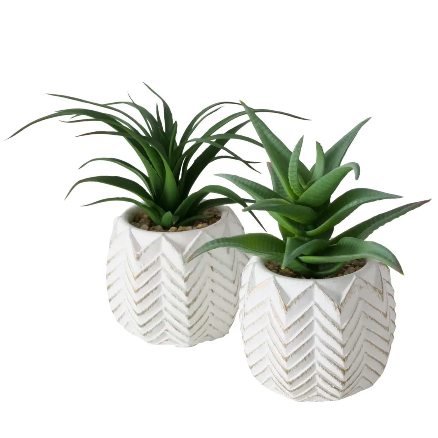 Boltze Kunstpflanze im Topf 15 x 14 cm Grn-Wei kaufen bei OBI