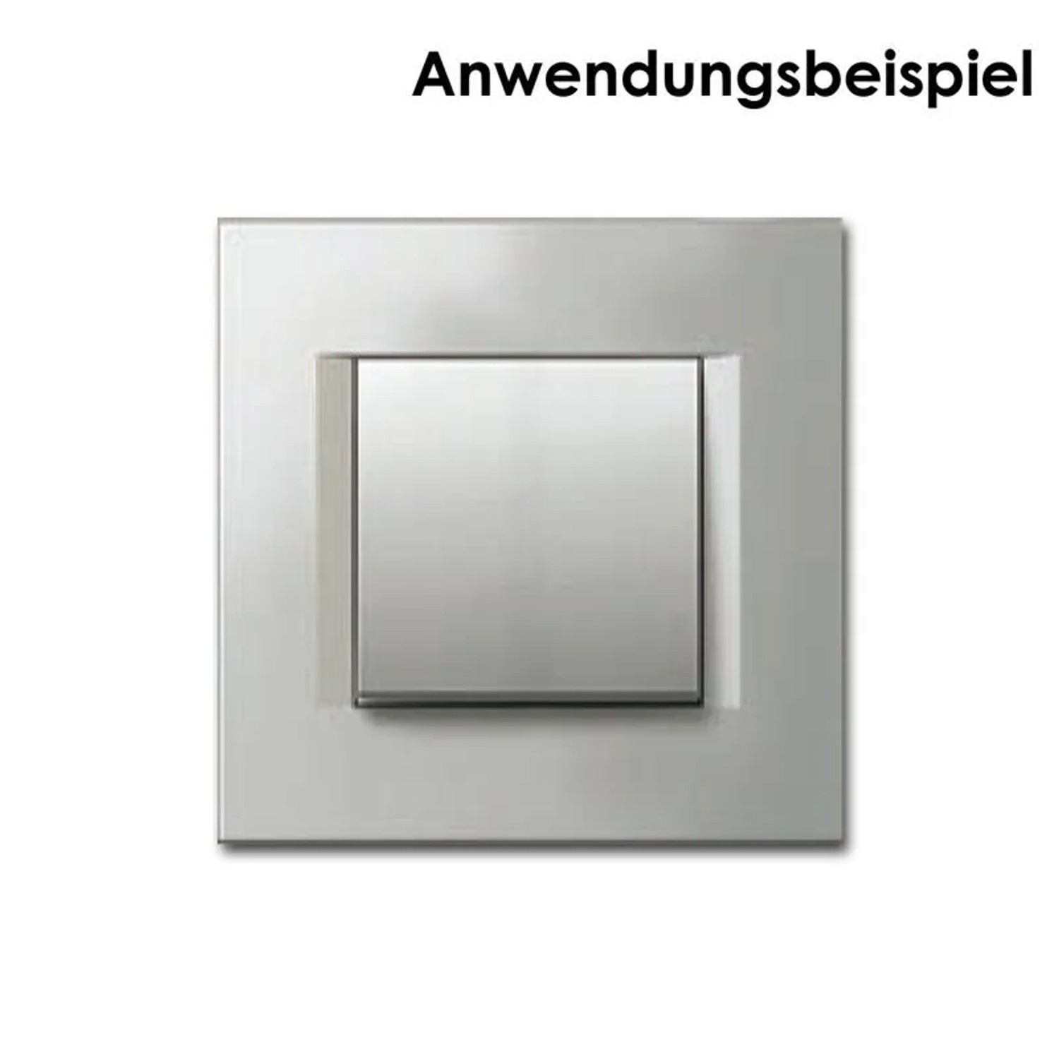 TEM MODUL PLUS 1-Fach UP Rahmen Silber Elox Line_3