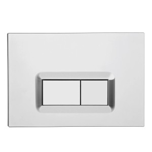 Pianura Betätigungsplatte Duo R EASYPro Chrom für WC-Spülkästen mit 2-Mengen-Auslösung.