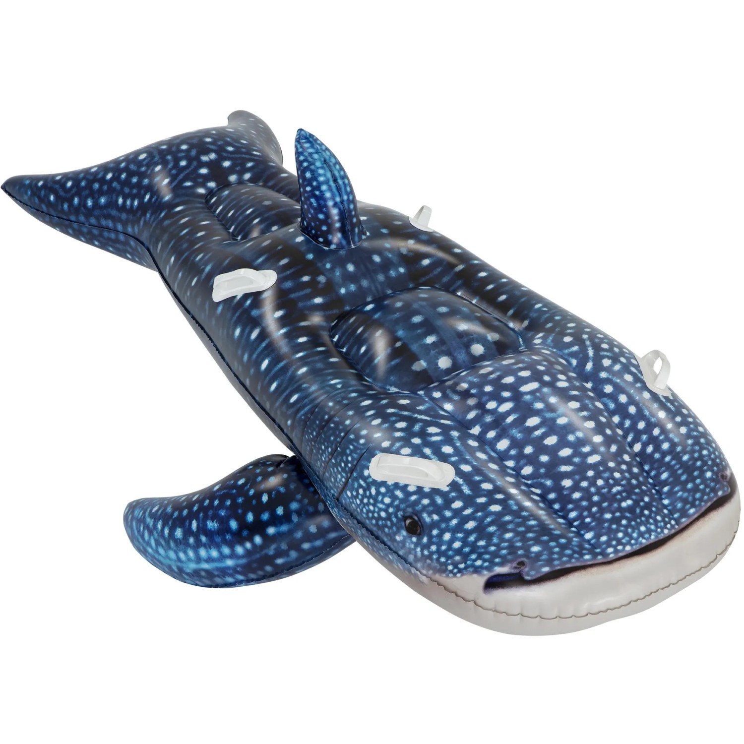 Bestway Schwimmtier Whaletastic Wonders, aufblasbarer Walhai mit Haltegriffen.