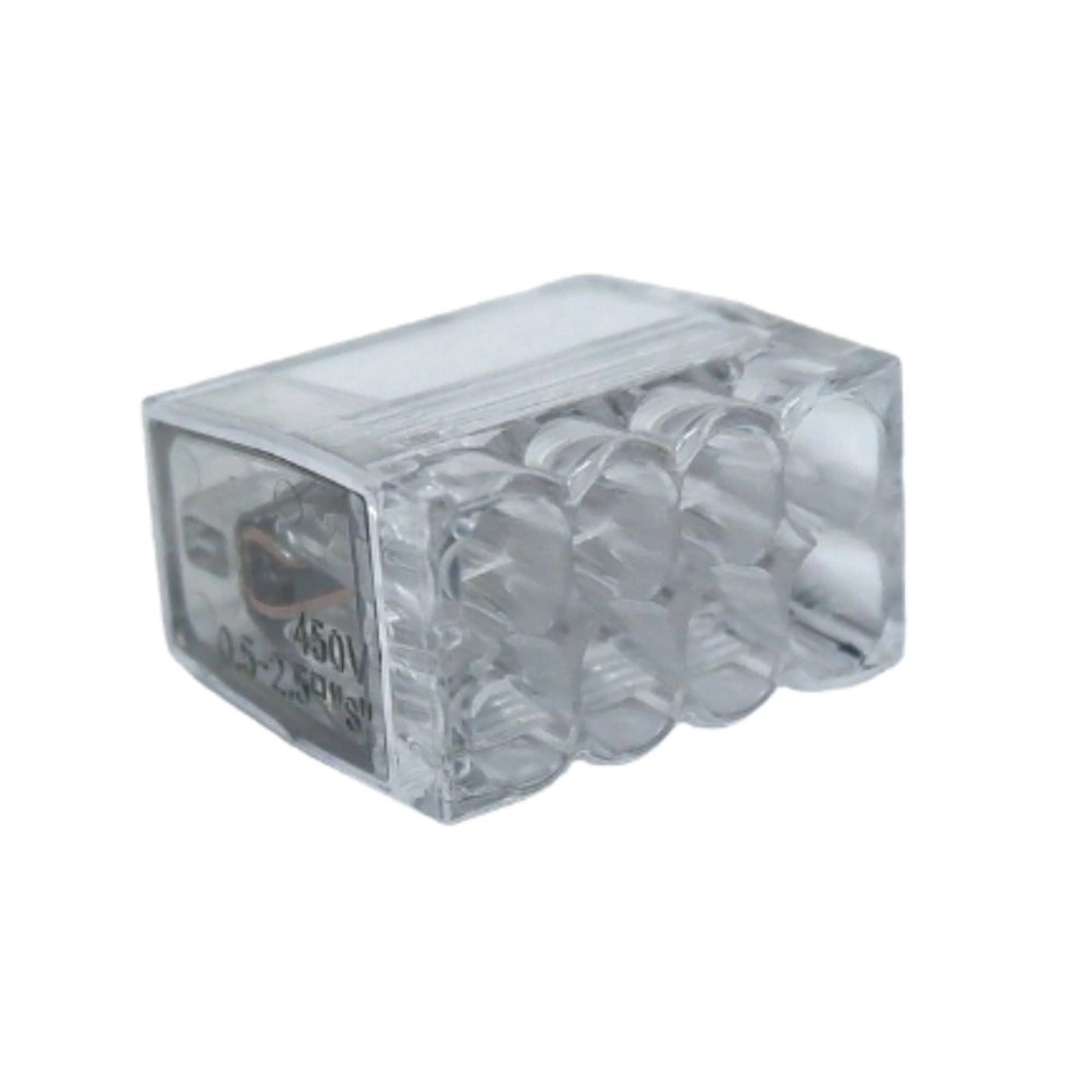 ViD Steckklemme VC08 0,5-2,5 mm² 8-Polig Weiss 100 Stück