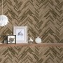 PROFHOME Vliestapete in Holzoptik, braun/beige, matte Oberfläche.