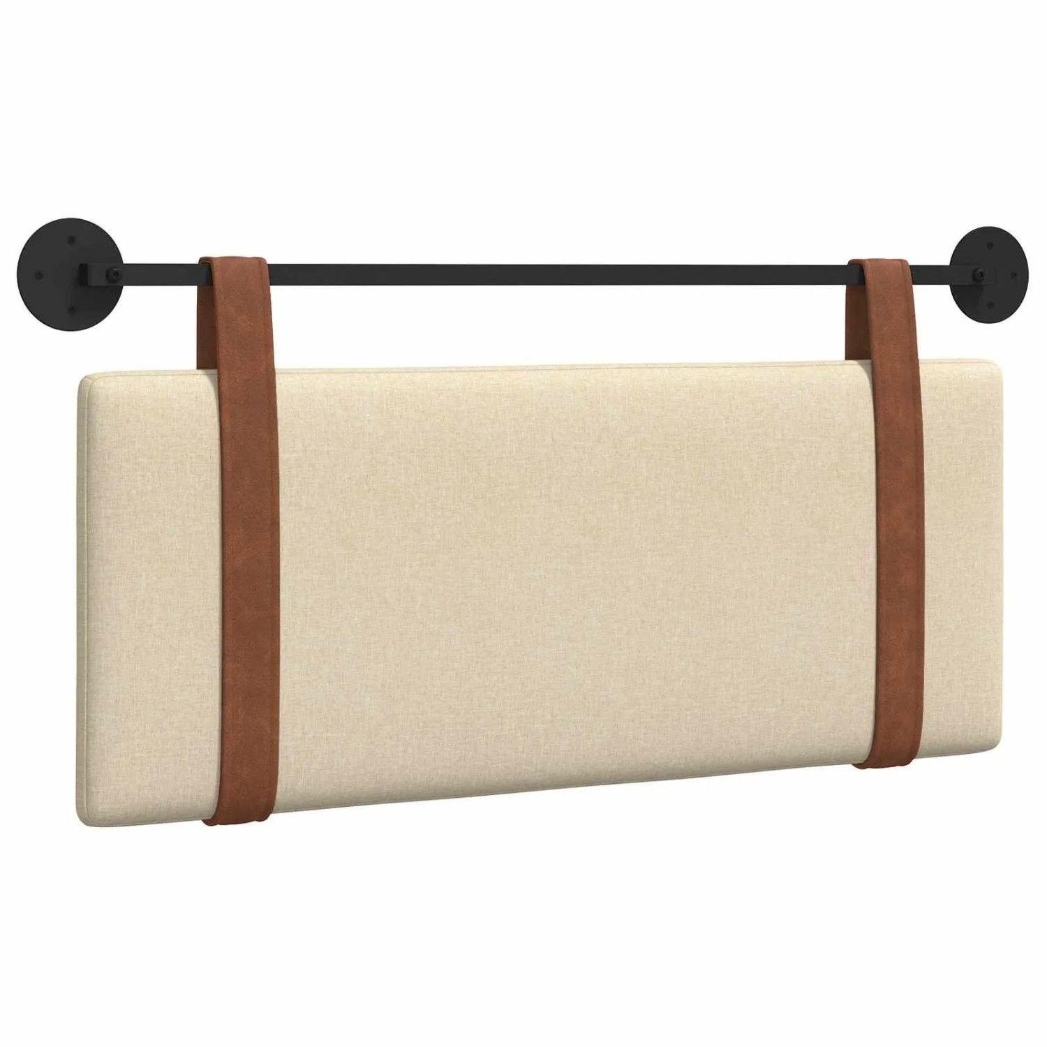 vidaXL Hängevorderseite Wandmontiert Creme 110 x 55 x 5 cm Antikes PU 42031400