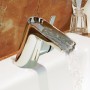 Ideal Standard Melange Waschtischarmatur mit Wasserfall-Auslauf und glänzender Chromoberfläche.