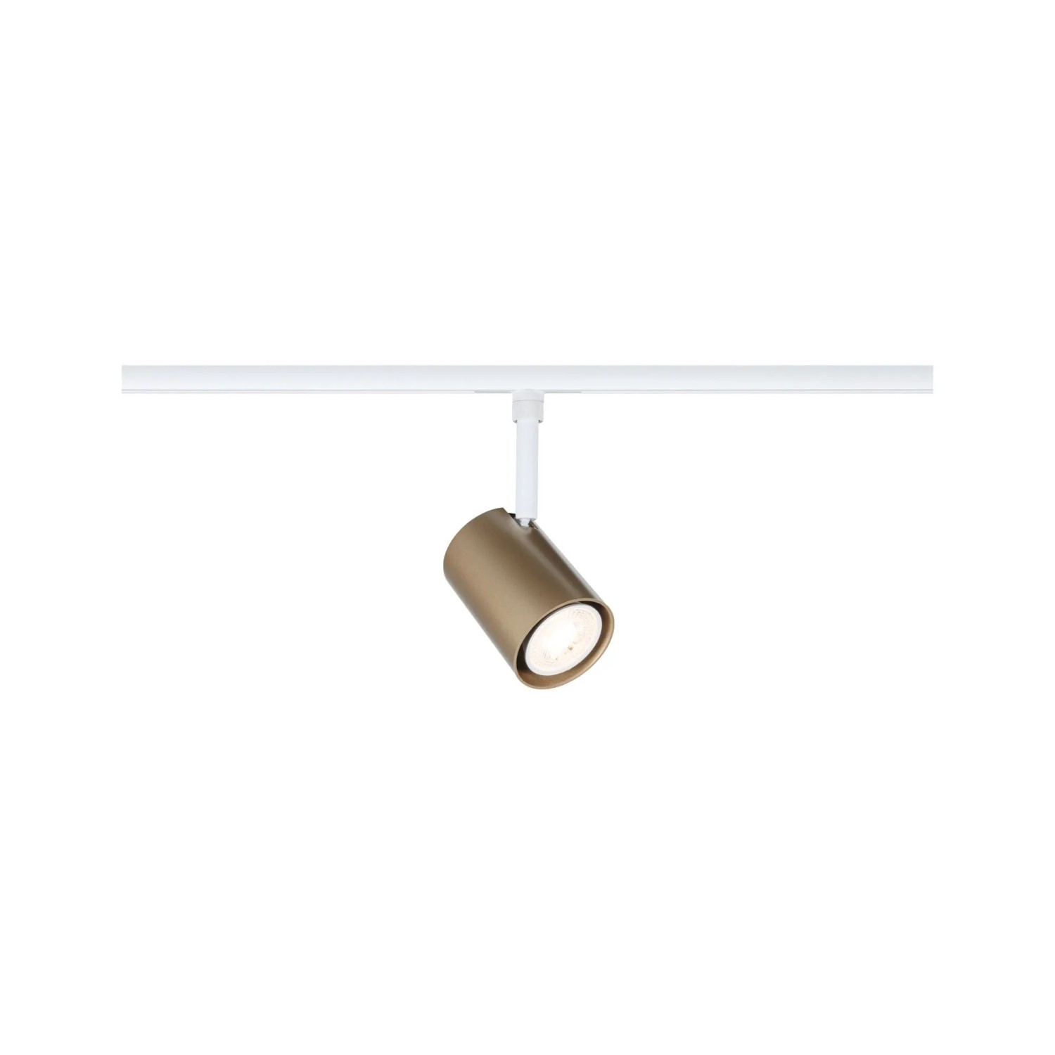 Paulmann Schienenspot Luxe URail Gold Matt Signalweiß 14,5 cm x 9 cm x 6,5 cm