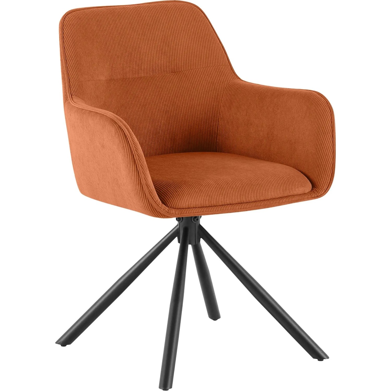 CLP Esszimmerstuhl Tipton Cord Orange