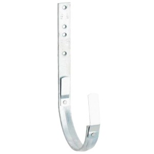 Zambelli Dachrinnenhalter, 250/8, verzinkt, silber. Rinnenhaken für Dachentwässerung.