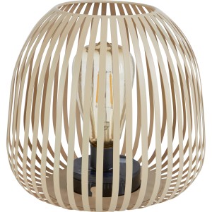 Solar-LED-Dekoleuchte Mereta Ø 20 cm x 18,5 cm Beige