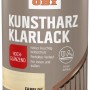 Dose OBI Kunstharz Klarlack hochglänzend, farblos, für Holz innen & außen. Schutz und Glanz.