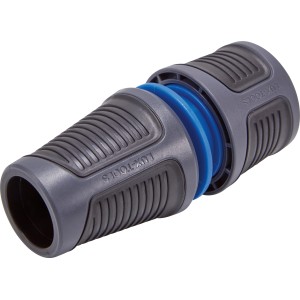 LUX Schlauchverbinder mit Wasserstopp für 13-15 mm Schläuche.
