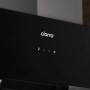 CIARRA Kopffreihaube 60 cm: Schwarzes Touch-Bedienfeld mit Zahlen, Boost-Taste und Lichtsymbol. Moderne Dunstabzugshaube.