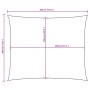 Maßzeichnung des rechteckigen Sonnensegels 3x4m. Zeigt Abmessungen 400x300cm für Garten & Terrasse.