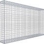 Gabiona Gabionenkorb, 100x200x30cm, Maschenweite 5x5cm, Drahtkorb für Einfassungen und Mauersysteme.