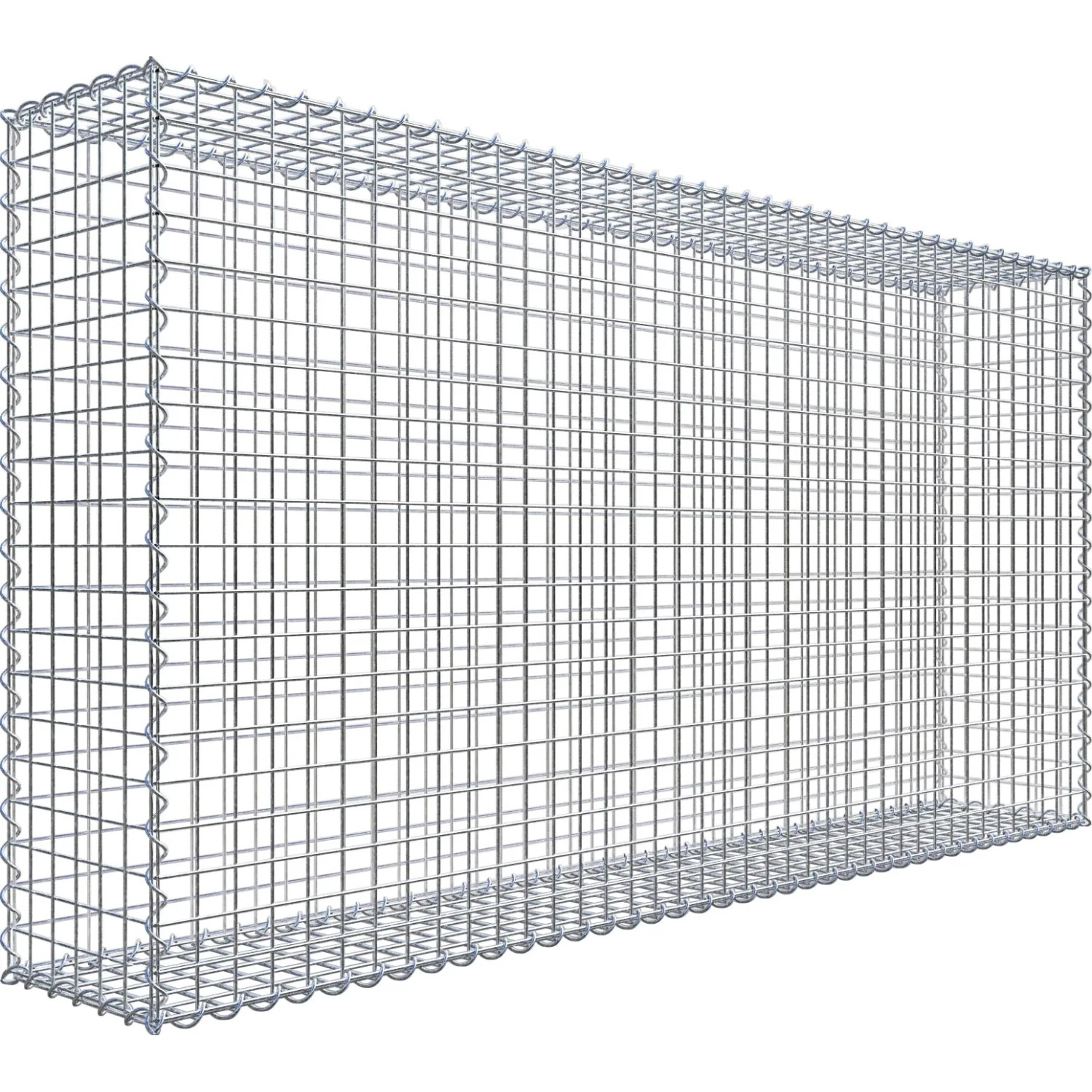 Gabiona Gabionenkorb 100 cm x 200 cm x 30 cm Maschenw 5 cm x 5 cm