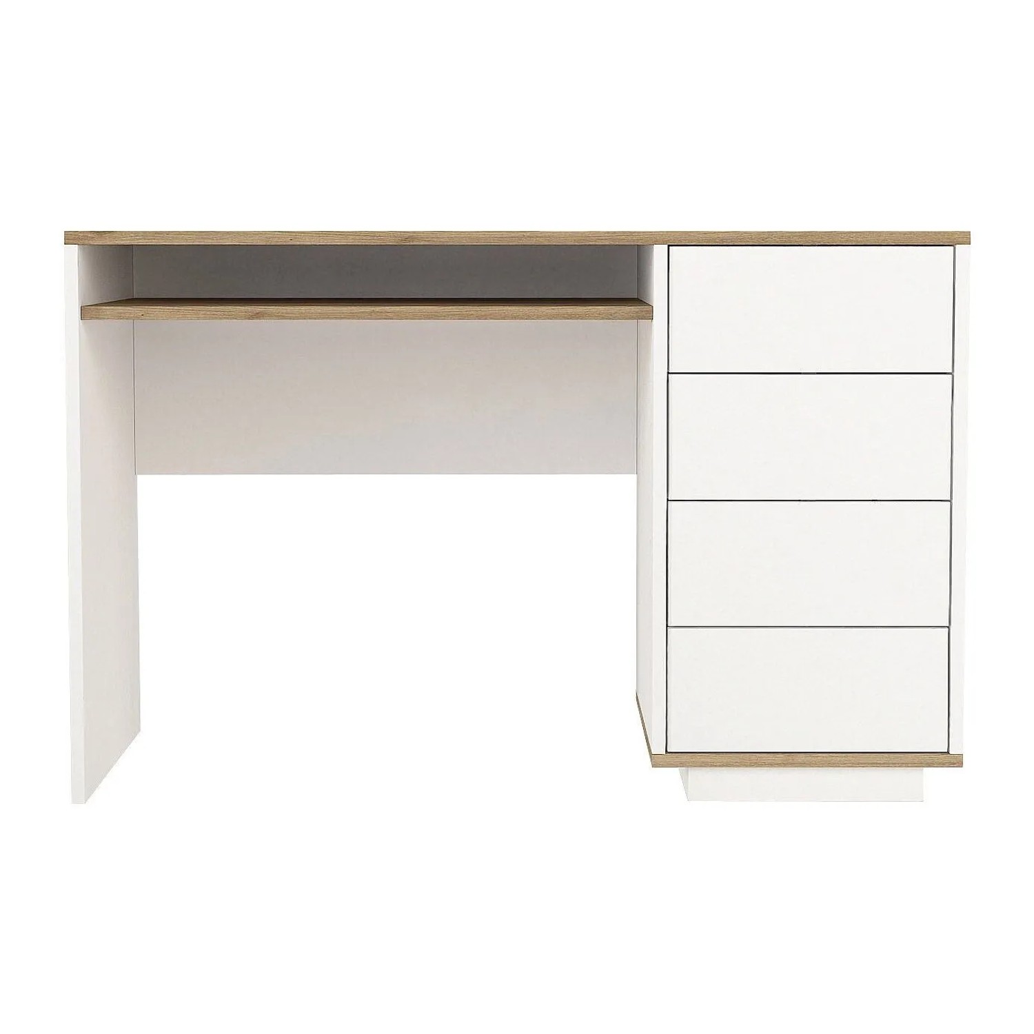 Vente-unique Schreibtisch Lotula Weiß 120 cm