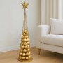 MCW Deko-Baum O91 Metall 115cm Goldfarben_5