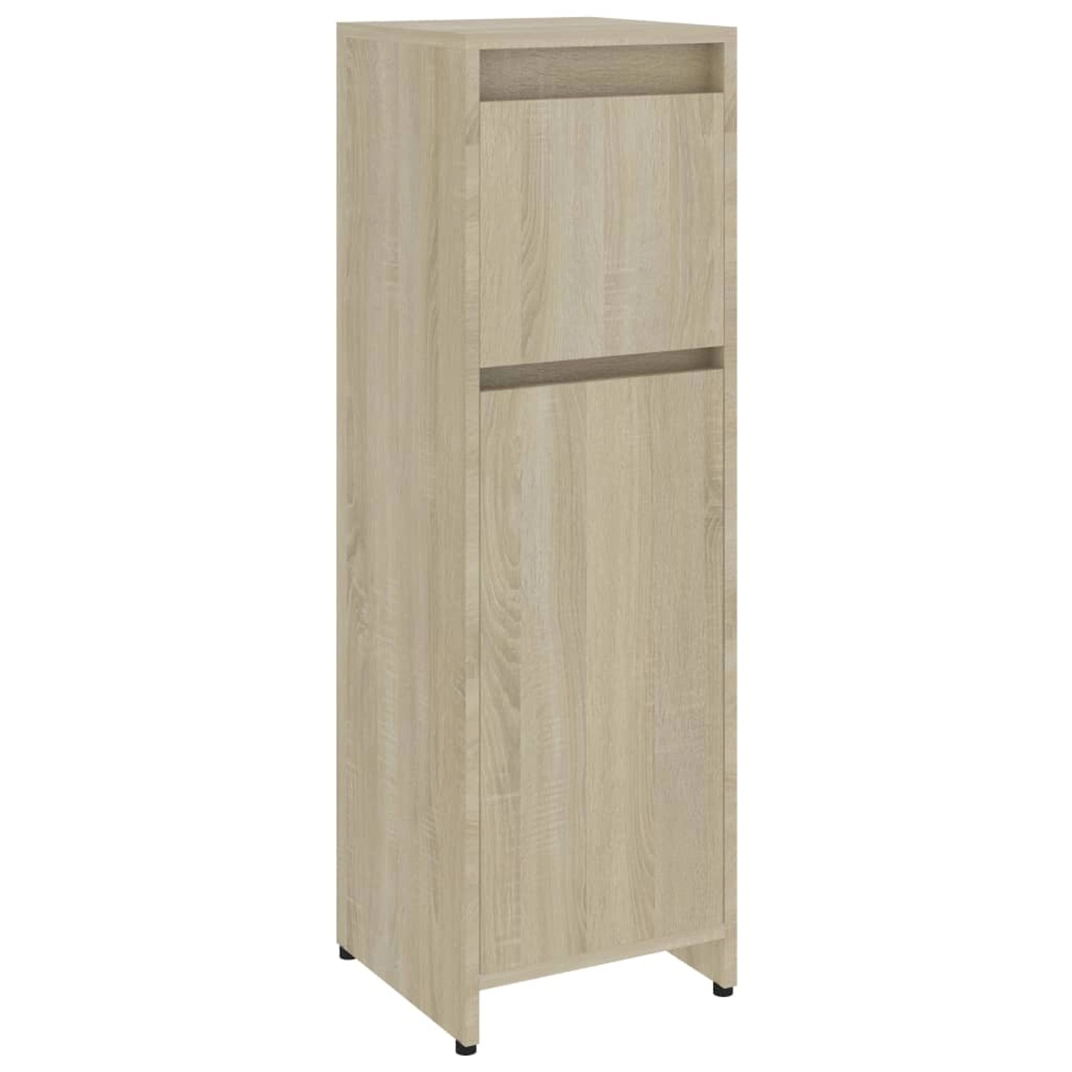 vidaXL Badezimmerschrank Sonoma-Eiche 30x30x95 cm Holzwerkstoff Modell 3