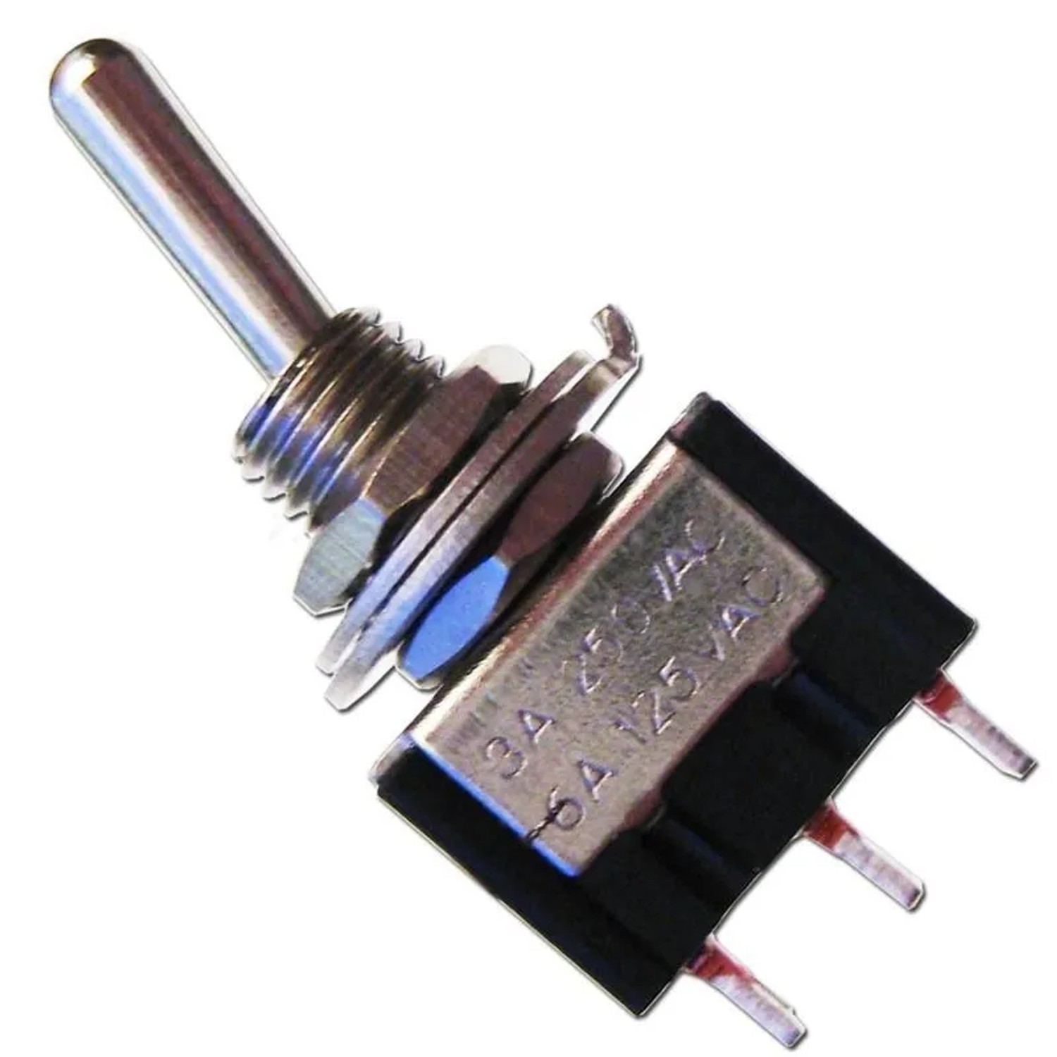 world-trading-net Miniatur-Kipp-Schalter MTS-102 Schwarz 1-polig