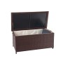 Proregal Poly-Rattan Kissenbox HxBxT 51x100x50cm Premium Braun 170L Gartentruhe Auflagenbox Truhe_2
