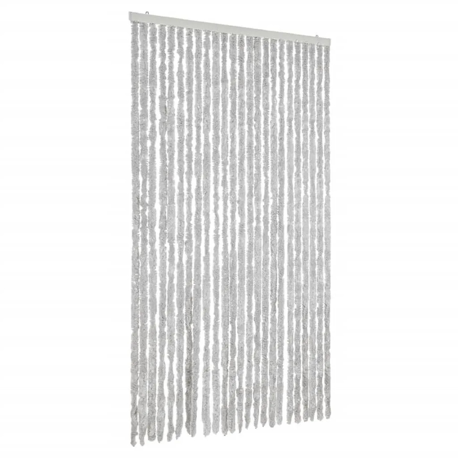 vidaXL Fliegenvorhang Grau 100x230 cm Chenille 377352