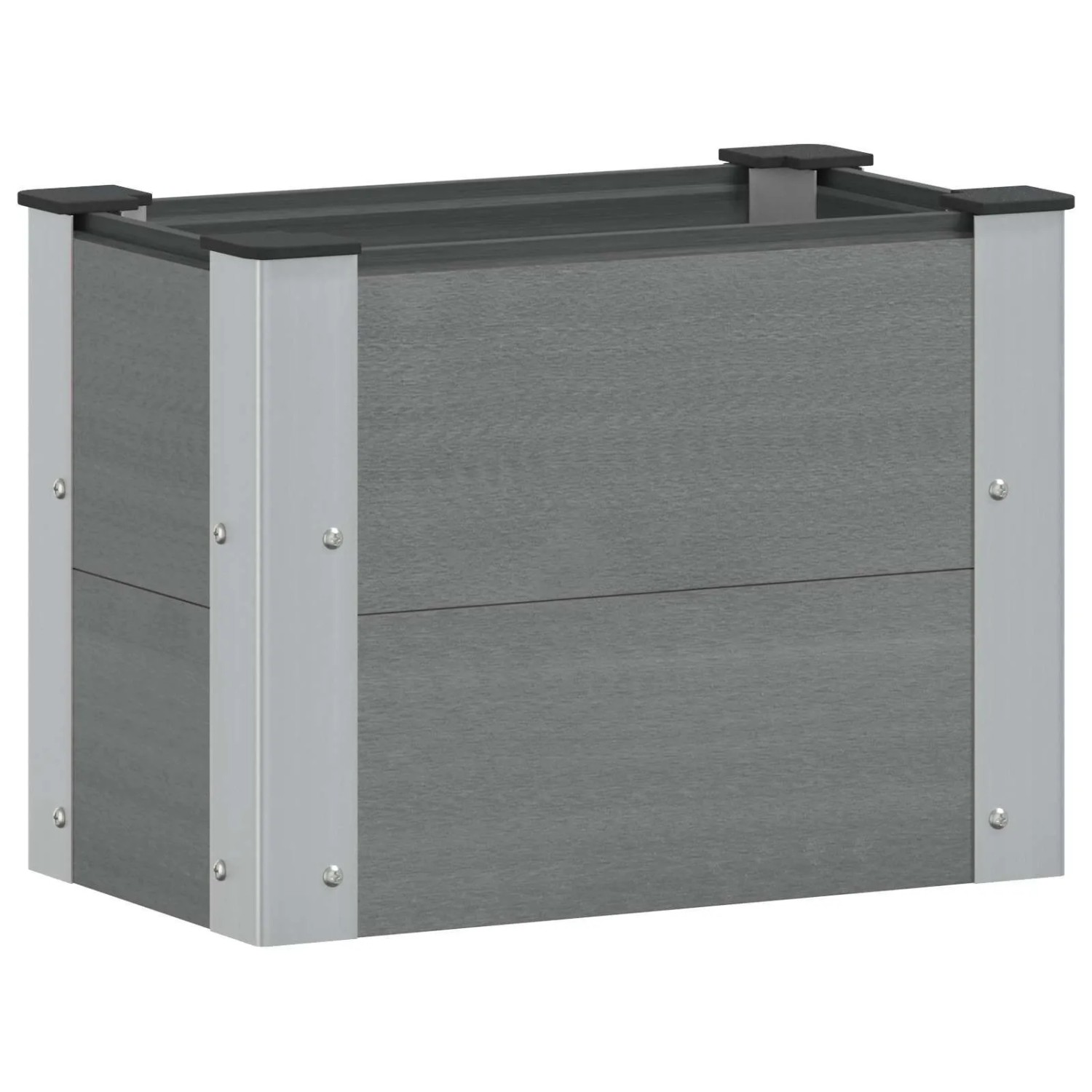 vidaXL Hochbeet Grau 50 x 30 x 36 cm 42039016