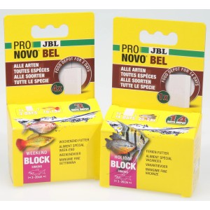 JBL Pronovo Bel Holiday Ferienfutter für Aquarienfische, 3- und 14-Tage-Variante.