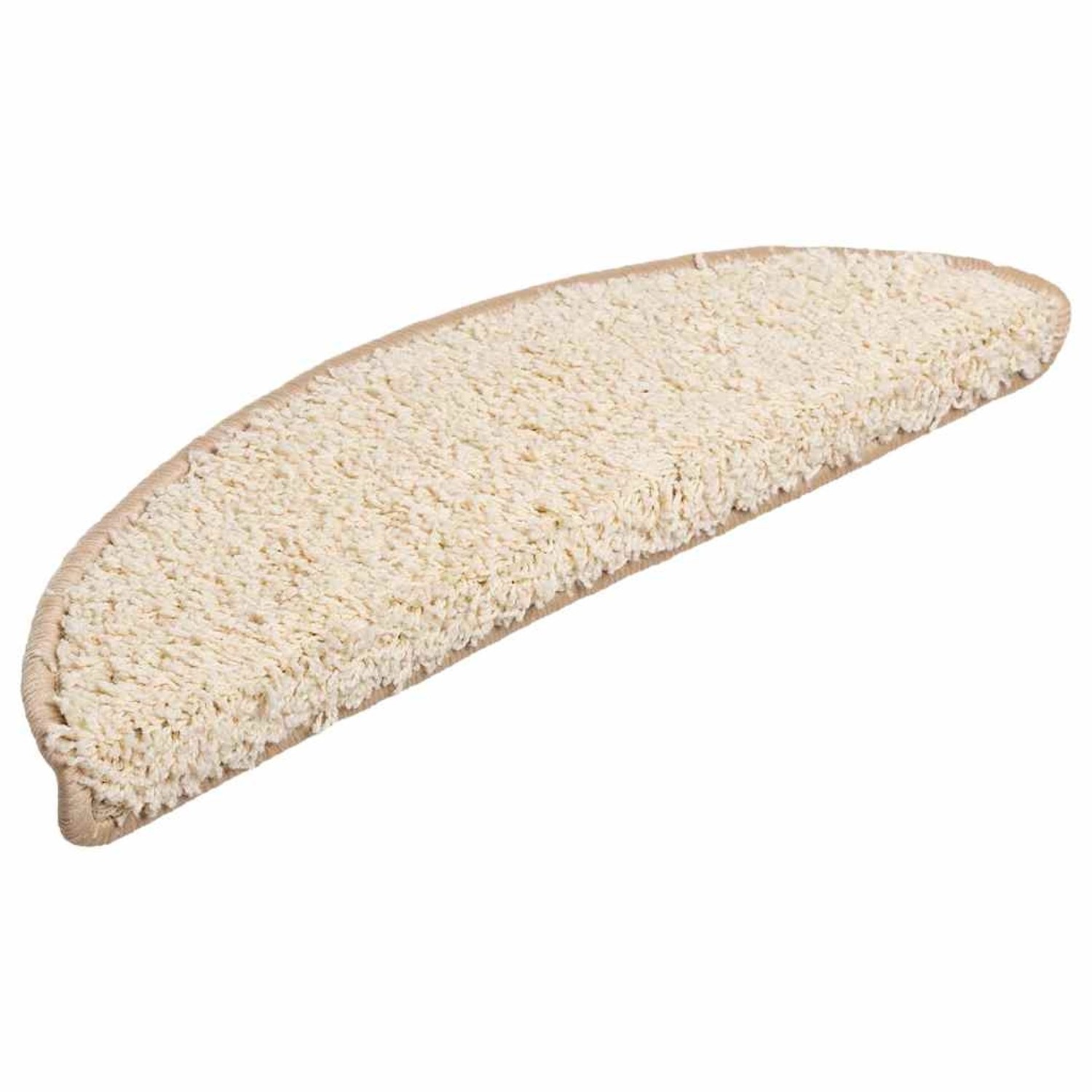 vidaXL Stufenmatten 20 Stk 56x17x3 cm Creme Halbrund 3365841 günstig online kaufen